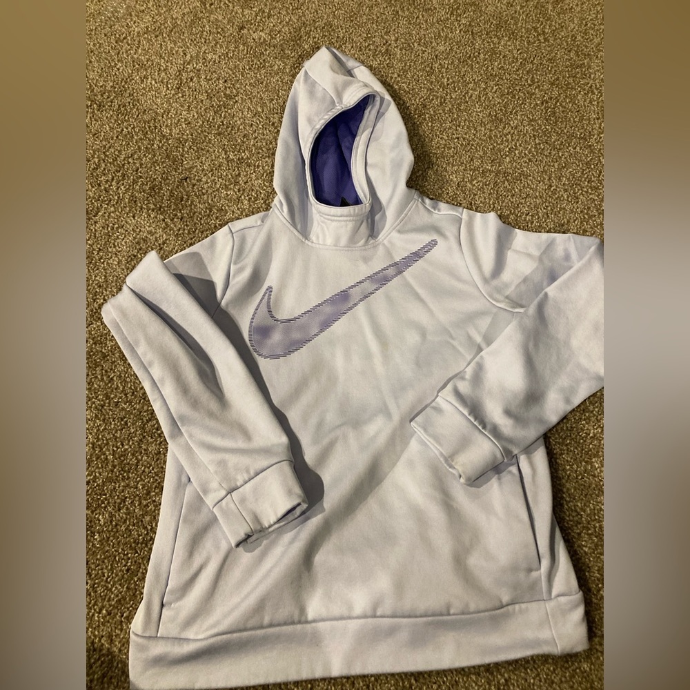 Girls Size 14/16 XL Purple Nike Hoodie Sweatshirt